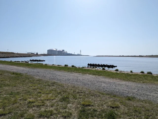久慈川野営地