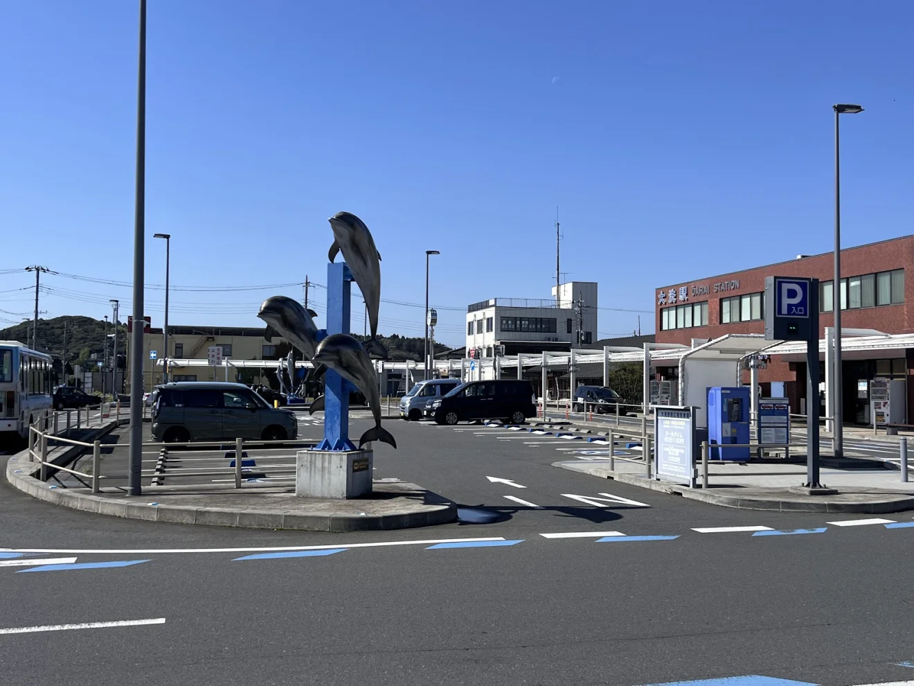 大洗駅前広場駐車場